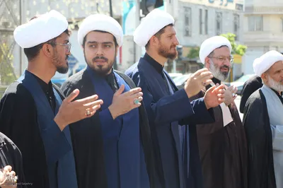 دسته عزاداری در ملایر
