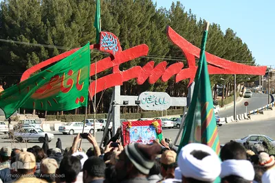 مراسم تشییع شهید هادی کاردیده در بیرجند