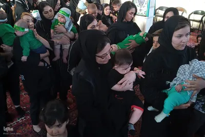 مراسم شیرخوارگان حسینی در اهر