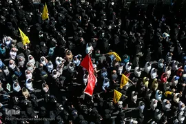تشییع پیکر شهید مدافع حرم محمد جنتی