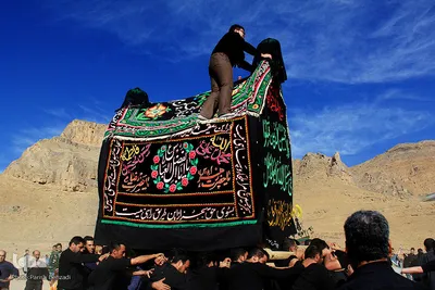 آیین عزاداری مردم روستای انجدان ـ اراک