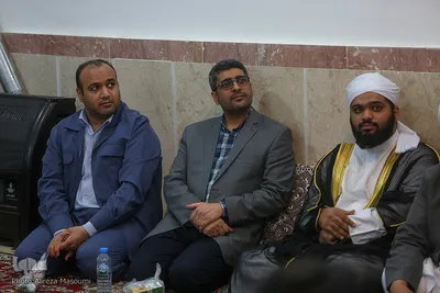 مراسم ختم قرآن در نماز تراویح نمازگزاران اهل تسنن مشهد