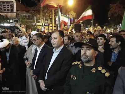 قرار حماسی هر شب مردم اهر در حمایت از مدافعان وطن