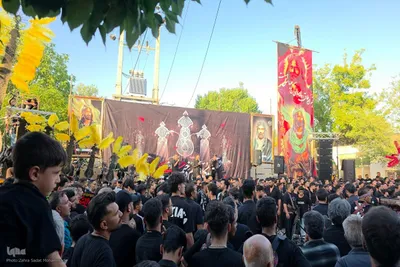 آیین سنتی علم‌کشی در جوشقان مرکزی؛ آغاز شور محرم در منطقه کاشان