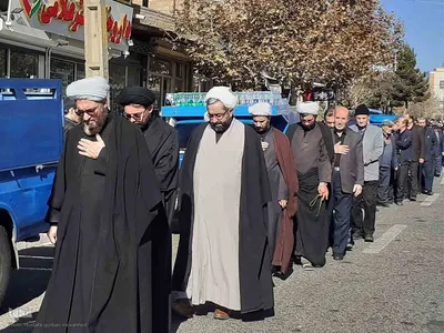 مراسم عزاداری خیابانی شهادت حضرت زهرا(س) در اهر