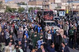 مراسم تشییع پیکر مطهر شهید مدافع حرم، سردار «داوود جعفری»
