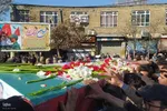 تشییع باشکوه شهید مدافع امنیت در ملایر‎
