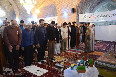 مراسم اعتکاف در مسجد جامع تبریز