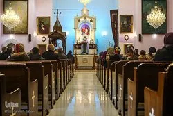 Cérémonies rituelles à l'église de Téhéran