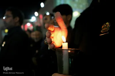 آیین خطبه خوانی شب عاشورا در حرم مطهر رضوی