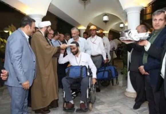 کاروان ویژه جانبازان عازم سفر معنوی حج شد