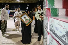 وداع با پیکر شهید محمد رونقی پس از ۲۹ سال
