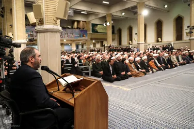 دیدار هزاران نفر از مردم قم با رهبر انقلاب