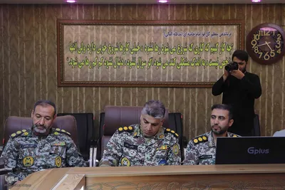 نشست خبری فرمانده پدافند هوایی شمال غرب ارتش‎