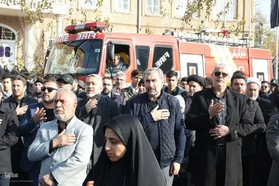 وداع باشکوه مردم ارومیه با پیکر شهدای گمنام دفاع مقدس‎