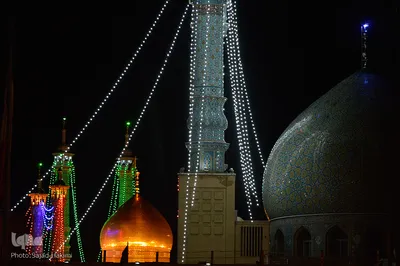 حرم کریمه اهل بیت(س) در شب میلاد جواد الائمه(ع)