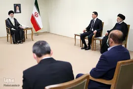 دیدار سردار بردی محمداف، رئیس‌جمهور ترکمنستان با حضرت آیت‌الله خامنه‌ای، رهبر انقلاب اسلامی