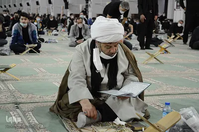 مراسم احیای شب بیست و یکم ماه رمضان در تبریز‎