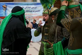مراسم آیینی تعزیه در حرم شاهچراغ (ع)
