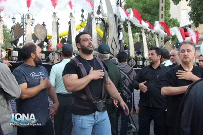 مراسم جاماندگان اربعین حسینی در ملایر