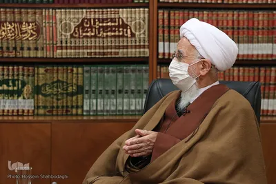 دیدار رئیس جمهور با آیت‌الله  جوادی آملی