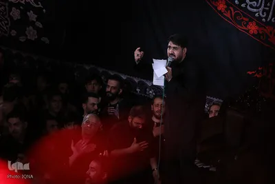 عزاداری شب عاشورای حسینی در هیئت بهشت العباس قم