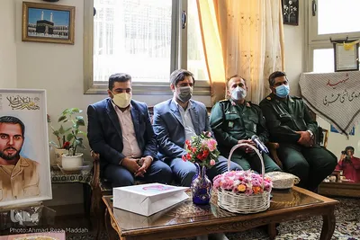 دیدار با خانواده شهید «مهدی اثنی عشری» شهید شاخص هنرمند استان فارس‎‎