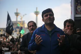 عزاداری شهادت امام رضا(ع) در حرم مطهر رضوی