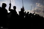 رژه عزاداران شاه حسین گوی استان آذربایجان شرقی در اهر