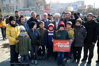 راهپیمایی خشم و انزجار از جنایات اسرائیل در شهرستان اهر