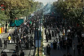 آیین پیاده‌روی جاماندگان اربعین حسینی در تهران(۳)