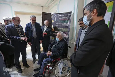 دیدار جمعی از مدیران و اعضای جهاددانشگاهی با جانبازان مرکز توانبخشی جانبازان ثارالله(ع)