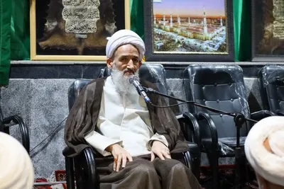 تجلیل از استاد سیدمحسن موسوی بلده در محفل قرآنی شهر بلده