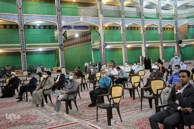 نشست تخصصی ارتقای قاریان وحافظان یزد با حضور قاری سید جواد حسینی