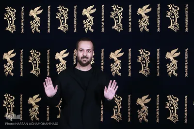 احمد مهران فر در مراسم اکران فیلم خجالت نکش