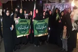 حضور اعضای جلسات خانگی قرآن خرم‌آباد در تجمعات عزاداران امام شهید