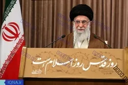 د ایران اسلامي انقلاب لارښود به د قدس په ورځ۱۴:۳۰وینا کوي