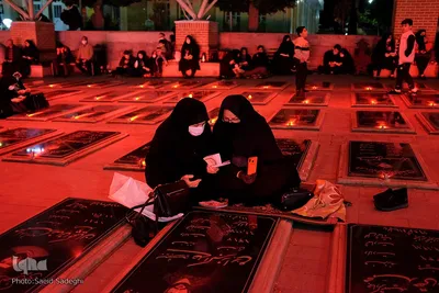 مراسم پرفیض شب ۱۹رمضان، در گلزار شهدای وادی رحمت