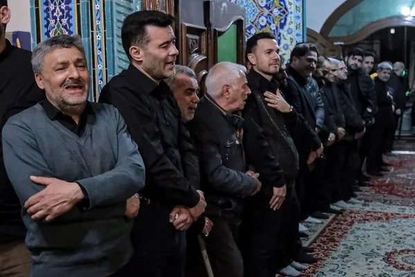 مراسم شام‌غریبان شهدای منطقه قراملک تبریز