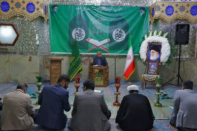 محفل انس با قرآن کریم در آستان مقدس حضرت علی ابن حمزه(ع)