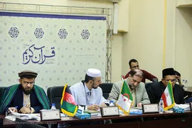اتاق داوران سی و ششمین دوره مسابقات بین المللی قرآن
