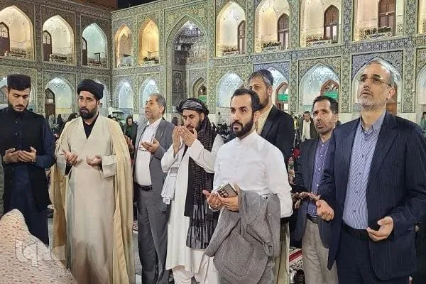 د حضرت امام رضا په حرم کې د افغانستان د طالبانو د چارواکي شتون