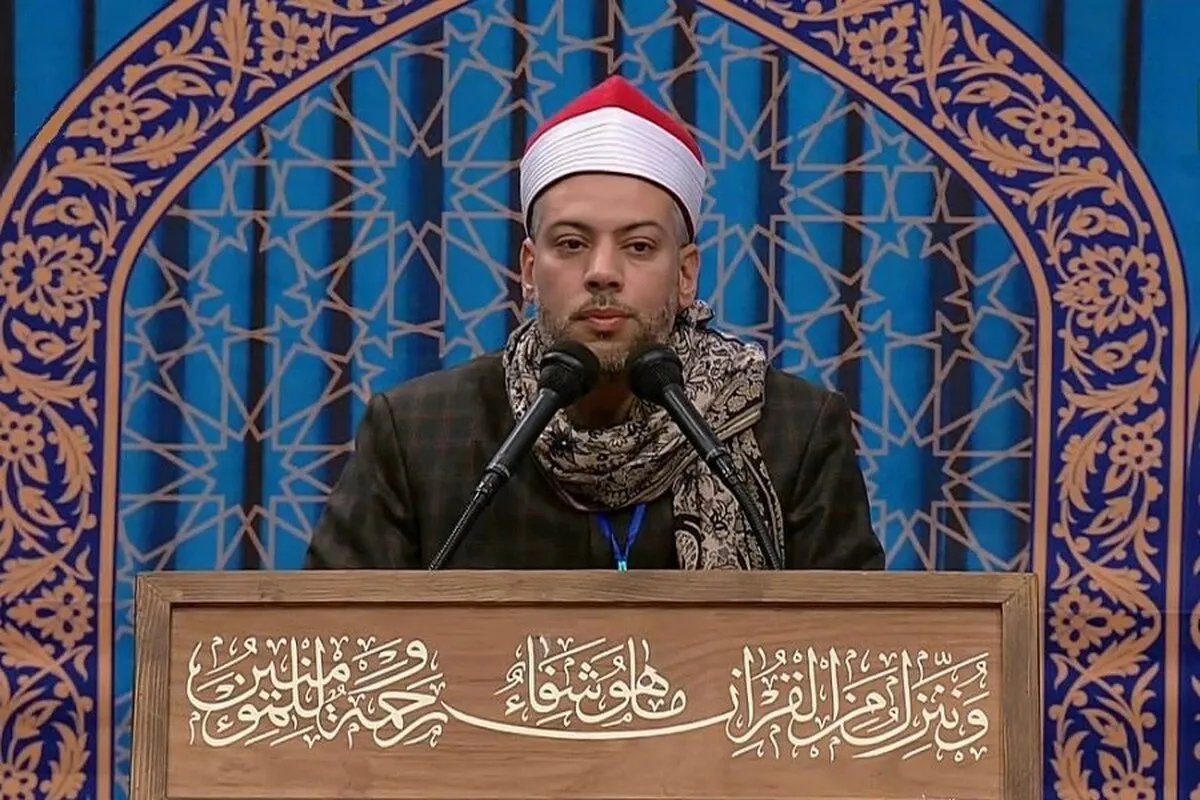 Qari wa Misri asoma Qur’ani Tukufu  kwenye  mkutano na Ayatullah Sayyid Ali Khamenei