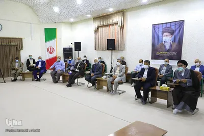 دیدار اعضای قرارگاه امنيت غذايی خراسان‌جنوبی با حجت الاسلام عبادی
