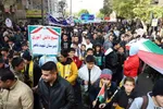راهپیمایی گرامیداشت روز ۱۳ آبان در اهر