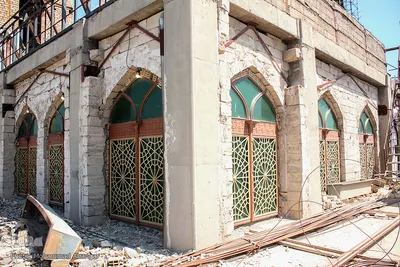 پیشرفت ساخت‌وساز در آستان علی‌بن مهزیار اهوازی 