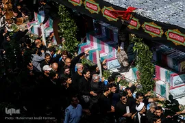 تشییع پیکر ۱۳۵ شهید گمنام دفاع مقدس