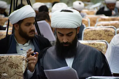 مراسم عمامه‌گذاری طلاب حوزه علمیه اصفهان
