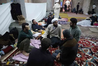 مراسم معنوی اعتکاف در تبریز