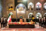 مراسم خطبه خوانی شب شهادت امام رضا(ع) در حرم رضوی‎
